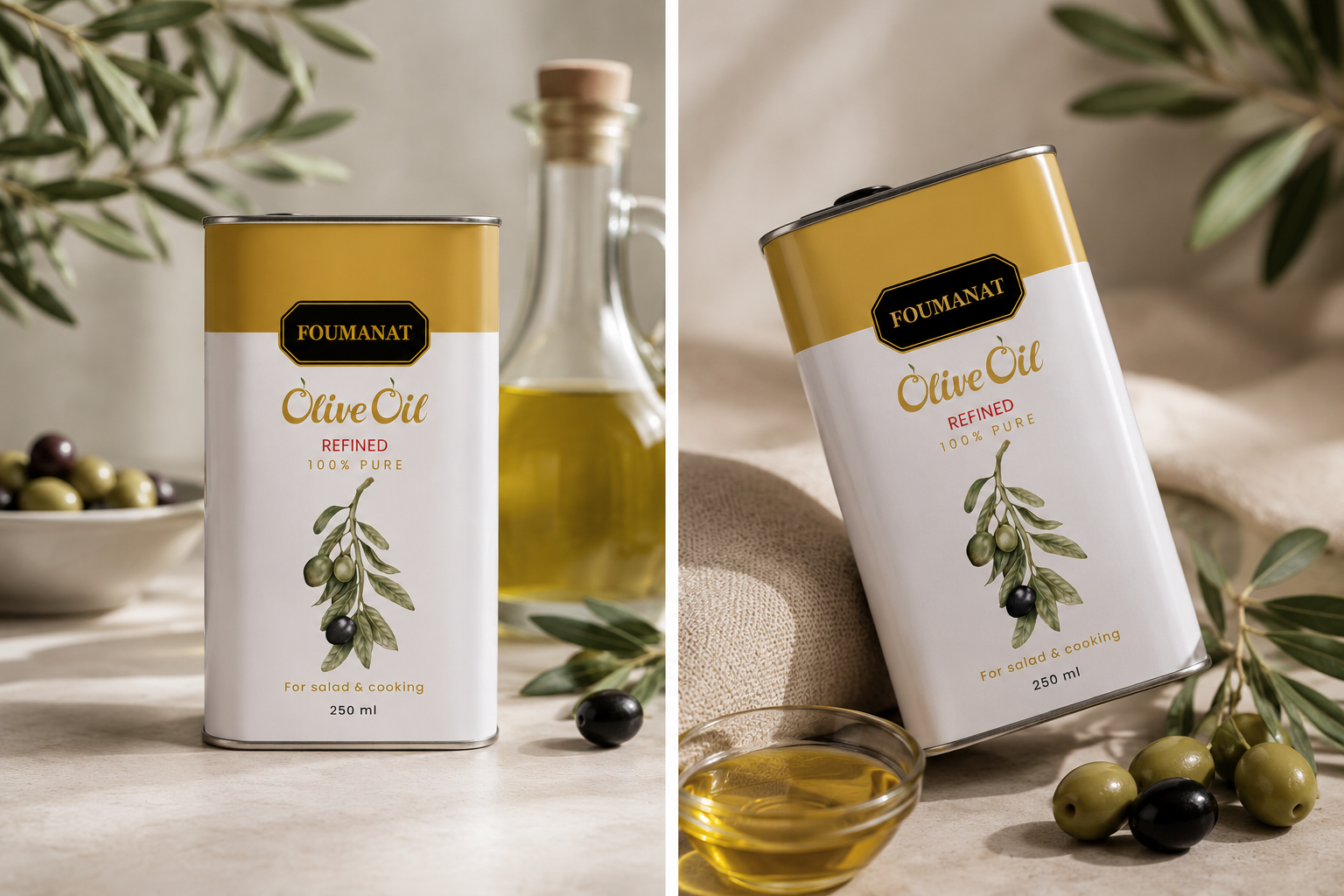 روغن زیتون تصفیه شده 250 میلی لیتر فومنات
