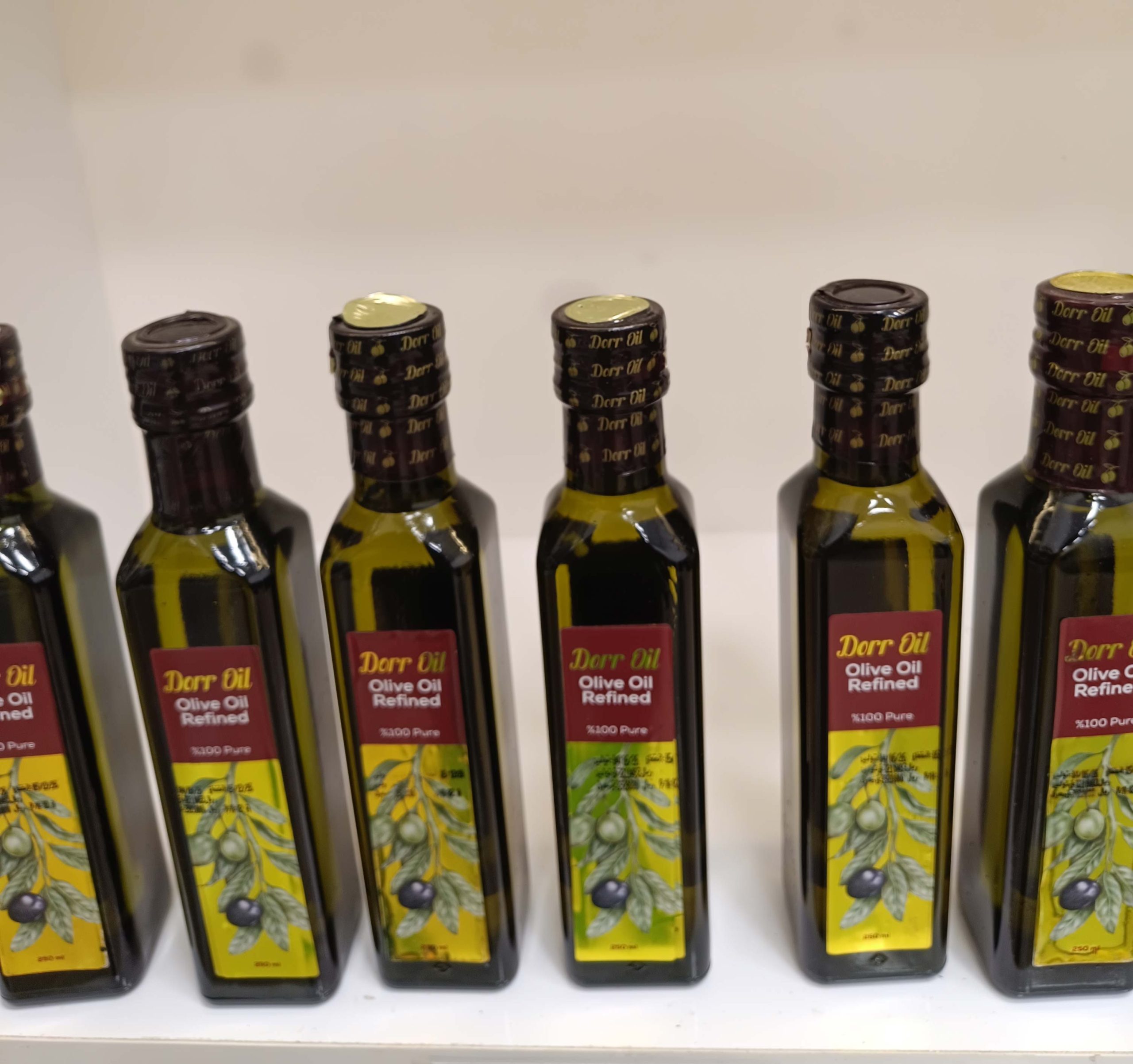 روغن زیتون تصفیه ۲۵۰ میل شیشهای فومنات