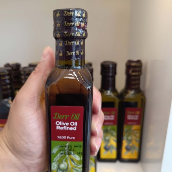 روغن زیتون تصفیه ۲۵۰ میل شیشه‌ای فومنات
