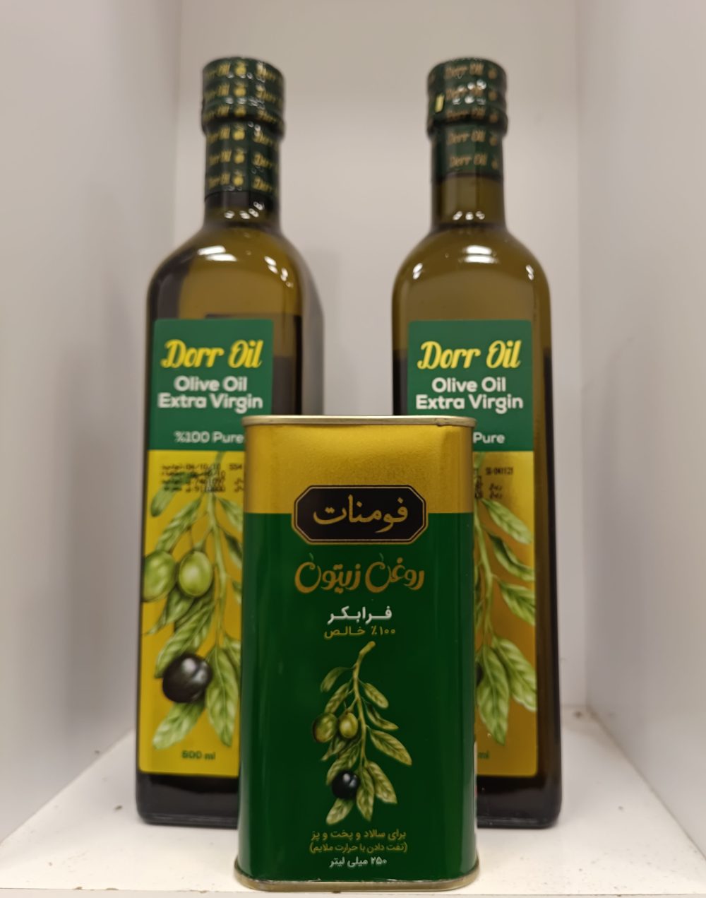 روغن زیتون فرابکر 500 میل شیشه ای فومنات